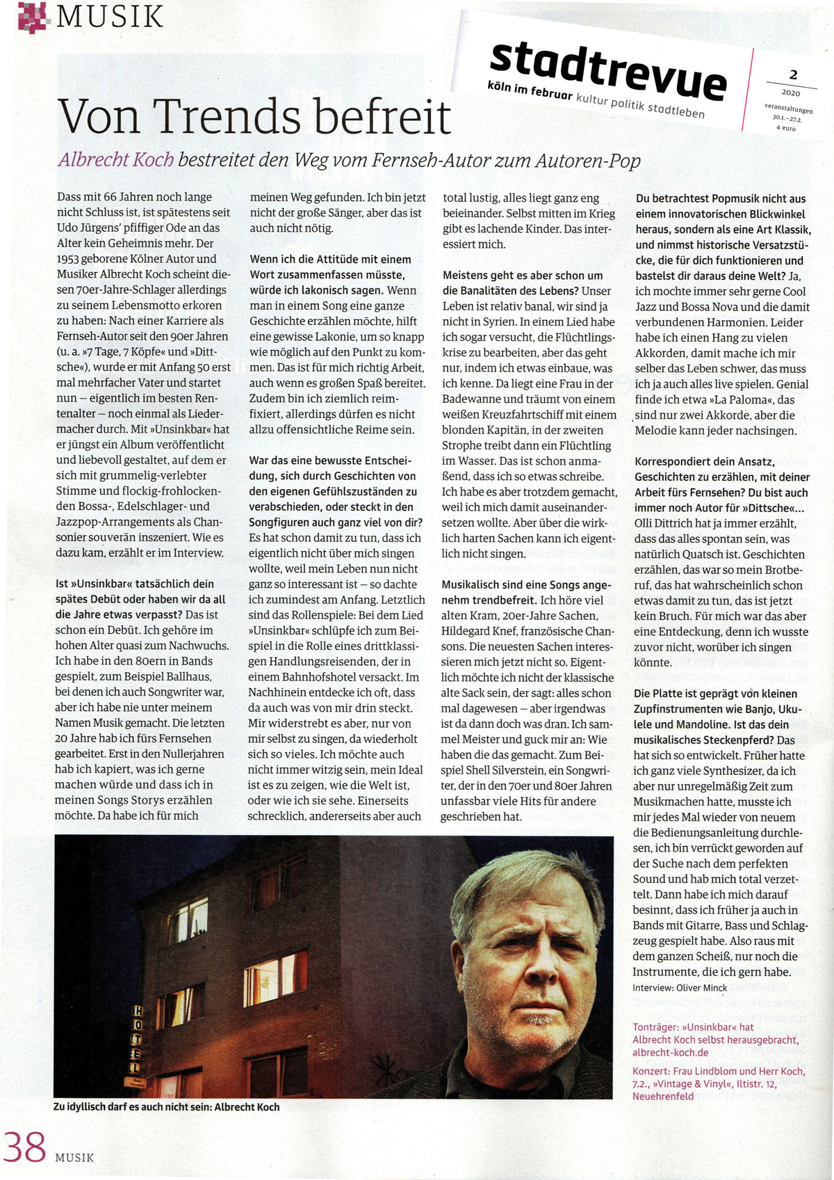 Stadtrevue Interview